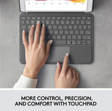 Logitech Combo Touch for iPad (7th, 8th and 9th Generation) Keyboard c