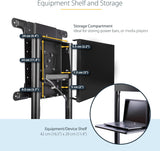 Startech Mobile TV Cart for 37-70in TVs w/Shelf Storage