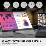 ViewSonic VG1656N 16 Inch 1200p IPS Wireless Portable Monitor with 2 W