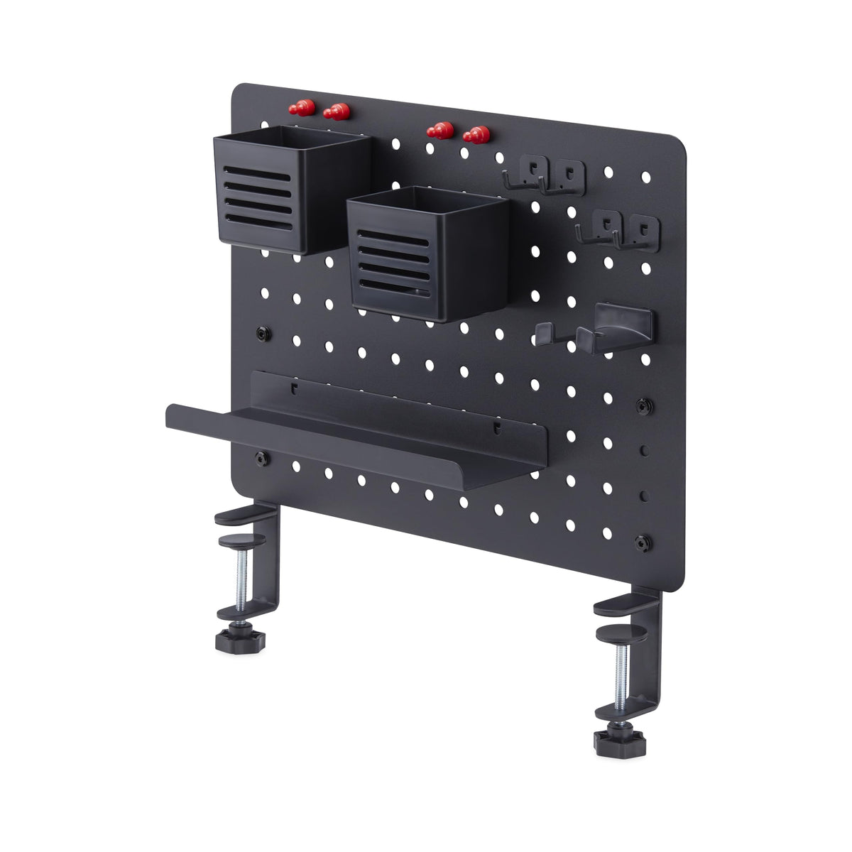 StarTech.com Clamp-On Pegboard with Accessories, 16.5 x 12.5in, Steel