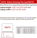 Smatree Hard EVA Protective Sleeve Case Compatible for 15.6 inch HP En