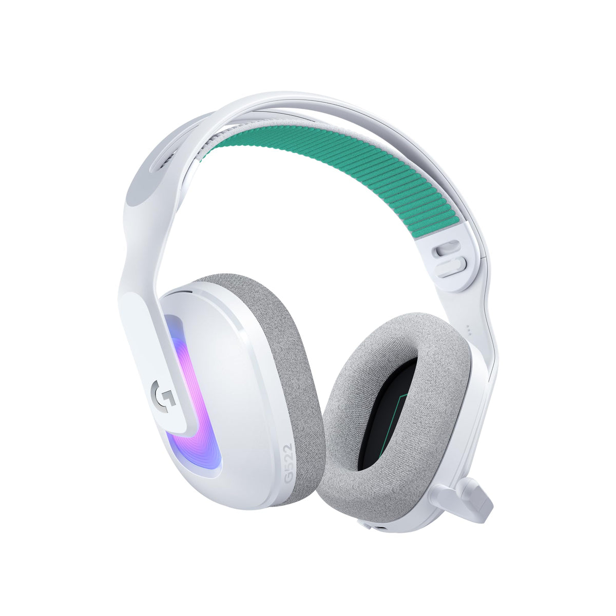 Casque de jeu sans fil Logitech G522 Lightspeed - Blanc | Pour PC, 2,4