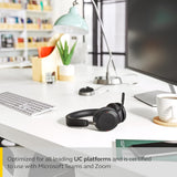 Jabra Evolve2 75 - USB-C UC - Noir Dongle USB-C Toutes Plateformes Rechargement