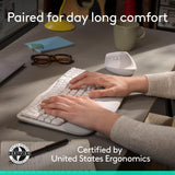 Logitech Wave Keys & Lift Vertical Mouse - Ergonomic Wireless Keyboard