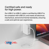 Belkin BoostCharge Câble d'alimentation USB-C vers USB-C (1M, 3,3pi), charge rapide