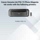 Canon Genuine Canon PGI-72 Ink Cartridge, Photo Magenta