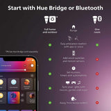Philips Hue White and Colour Ambiance 10.5W Equivalent 75W A19 Base E2