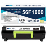 LCL Compatible Toner Cartridge for Lexmark 56F1000 (1-pack,Black) for