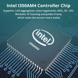 Intel I350-T4V2 Adaptateur 4 ports 1 Gbit/s en vrac