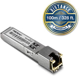 TRENDnet Module SFP SFP vers RJ45 1000BASE-T cuivre, TEG-MGBRJ, 100m (32