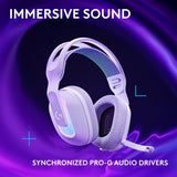 Casque de jeu sans fil Logitech G522 Lightspeed - Blanc | Pour PC, 2,4