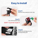 INKCLOUD Compatible Ink Cartridges Replacement for Canon PG-210XL CL-2