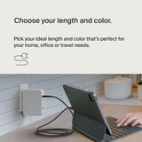 Câble de puissance Belkin BoostCharge USB-C vers USB-C (1 M, 3,3 pi), Recharge rapide