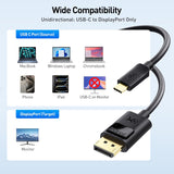 9.8FT USB C TO DISPLAYPORT 1.2 CABLE 4K