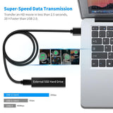 StarTech.com USB to USB C Cable - 3 ft / 1m - 10 Gbps - USB-C to USB-A