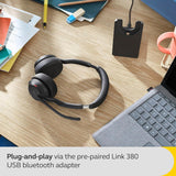 Micro-casque stéréo Jabra Evolve2 55 Link380a UC