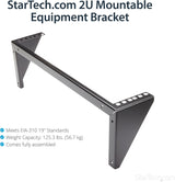 2U 19IN Steel Vertical Wall Mount Rack Bracket ETA1/15/14