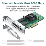 Intel I350-T4V2 Adaptateur 4 ports 1 Gbit/s en vrac