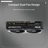 ASUS Dual GeForce RTX™ 5070 12 Go GDDR7 OC Edition (PCIe 5.0, 12 Go GDDR