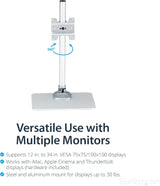 StarTech.com Single Monitor Stand, Adjustable, Supports UHD, iMac and