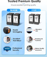 245XL Black High-Yield Ink Cartridge for Canon 245 PG245 Black Ink Car
