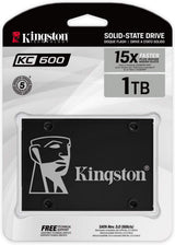 Kingston KC600 SSD SKC600/1024G SSD interne 2,5 pouces, SATA Rev 3.0, 3