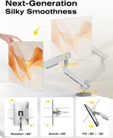 Dual-Display Monitor Arm w/ Clamp 17-27IN