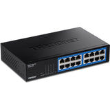 TRENDnet Commutateur de bureau Gigabit 16 ports, TEG-S17D, 16 x RJ-45 Gigabit