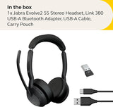Jabra Evolve2 55 Link380a MS Stereo Headset
