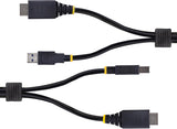 StarTech.com 6ft (1.8m) HDMI and USB 5Gbps KVM Cable, 4K 60Hz, HDMI 2.