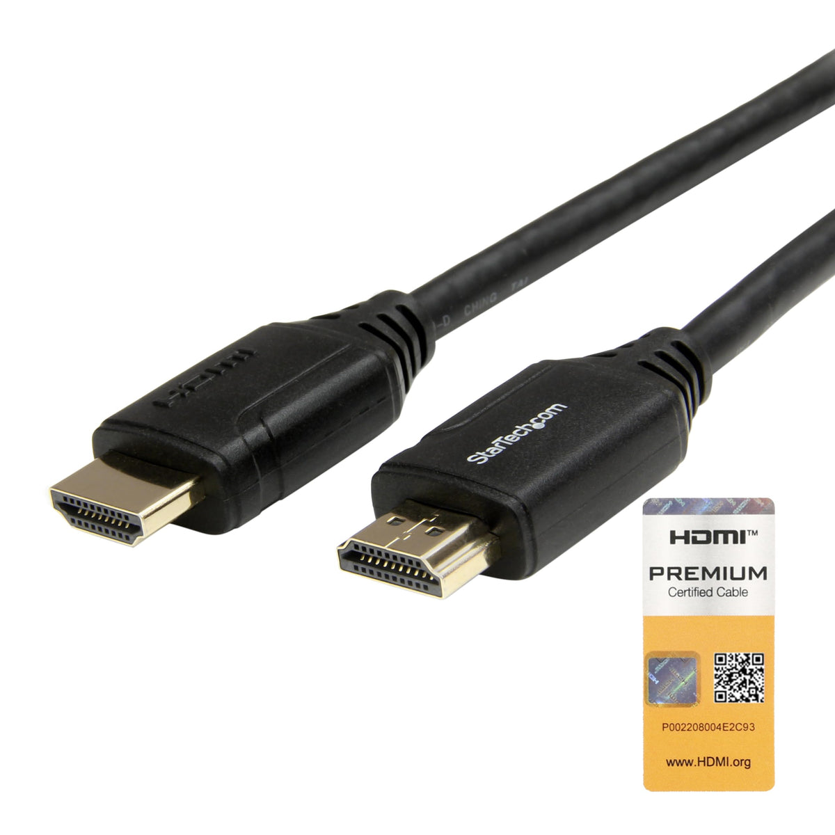 StarTech.com Câble HDMI 2.0 certifié Premium avec Ethernet, 1 m -