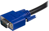 StarTech.com 2-in-1 USB KVM Cable - Keyboard/Video/Mouse/USB Cable - H
