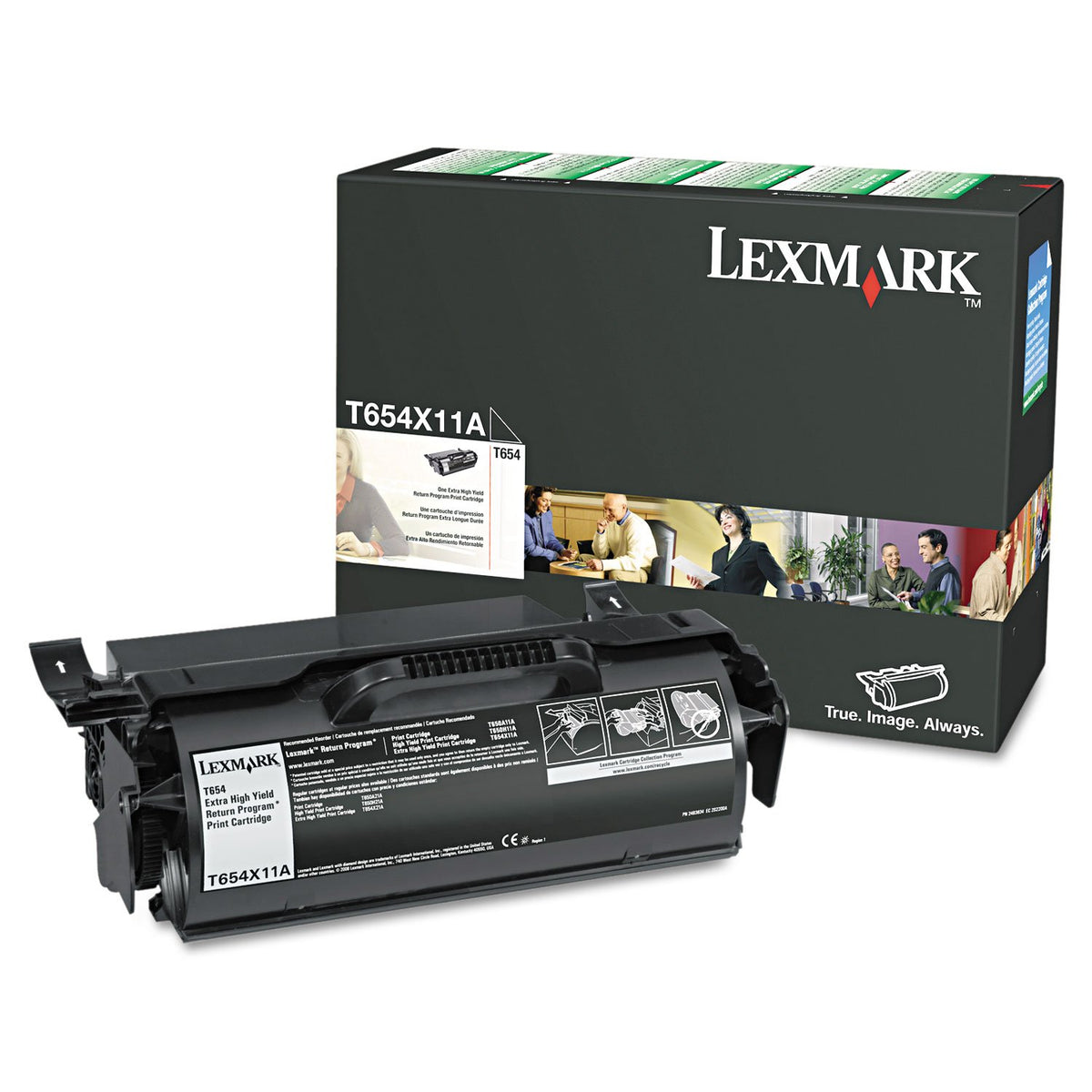Cartouche de toner noir très haute capacité Lexmark T654X11A