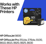 Cartouche d'encre jaune authentique HP 951 L