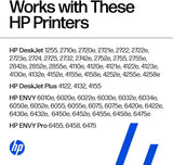 Cartouche d'encre trois couleurs grande capacité HP 67XL authentique, compatible avec les imprimantes HP De