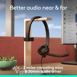 Logitech H570e USB Headset with Microphone for PC and Mac, USB-A Wired