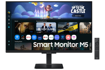 SAMSUNG 27 inch M5 FHD VA Smart Monitor 60Hz 5ms HDMI with Smart TV Ap