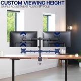Bras de support double écran ViewSonic