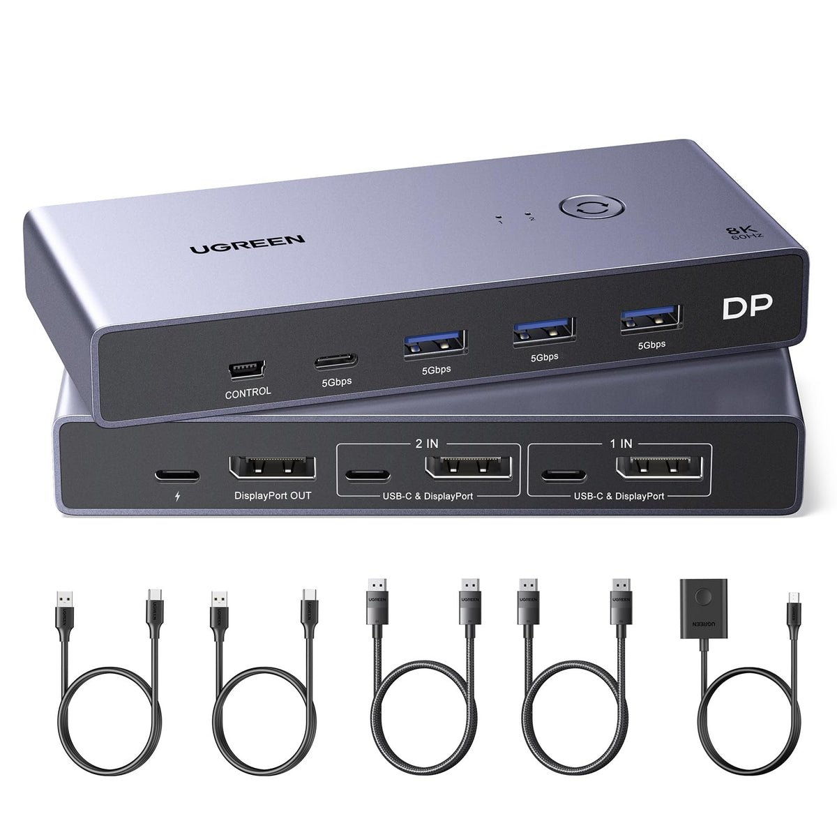4PORT DISPLAYPORT KVM SWITCH 4K 60HZ TAA