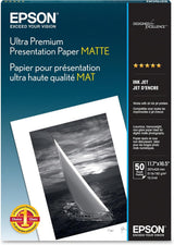 50sht 11.7x16.5 Archival Matte Paper for Stylus 2000p