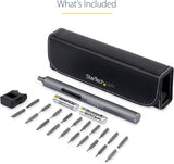 StarTech.com 20-Bit Electric Precision Screwdriver Set - Portable/Mini