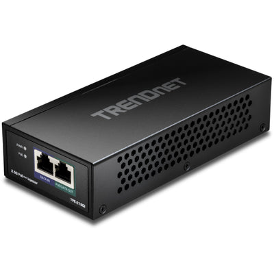 Injecteur PoE++ 2,5 G de TRENDnet, TPE-219GI, PoE++ 90 W, PoE+ 30 W, boîtier métallique