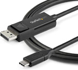 StarTech.com 3ft (1m) USB C to DisplayPort 1.2 Cable, 4K 60Hz, Bidirec