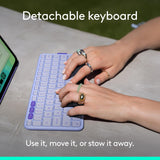 Logitech Flip Folio, Keyboard Case for iPad Pro 11-inch (M4 & M5) & iP