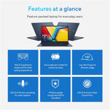 ASUS Vivobook 17 Laptop, 17.3” FHD Display, Intel Core i5-1235U CPU, I