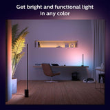 Philips Hue Signe Smart Color Changing Floor Lamp, Black, White and Co