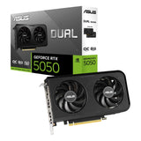 ASUS Dual GeForce RTX™ 5050 8GB GDDR6 OC Edition (PCIe 5.0, 8GB GDDR6,