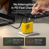 Chargeur d'ordinateur portable StarTech 65W USB-C, Chargeur GAN avec adaptateur secteur pour Dell, XPS, HP ProBook, MacBook Pro, Microsoft Surface Pro, Noir