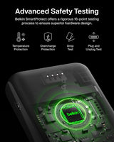 BATTERIE EXTERNE 18W USB-C+LIGHTNING CÂBLE INTÉGRÉ BATTERIE EXTERNE NOIR MULTI 8