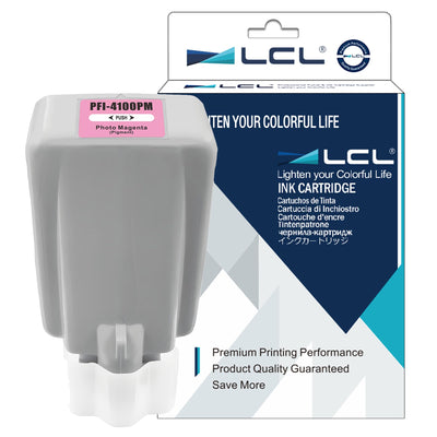 LCL Compatible Ink Cartridge Pigment Replacement for Canon PFI-4100 PM